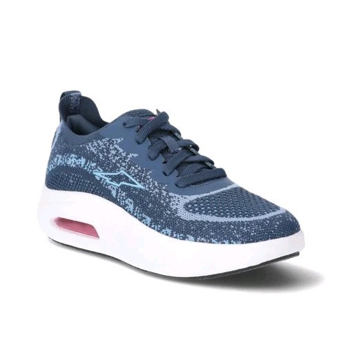 Avia Women’s Navy or Cream Knit Lace-Up Air Cushion Athletic Sneakers Shoes 6-11