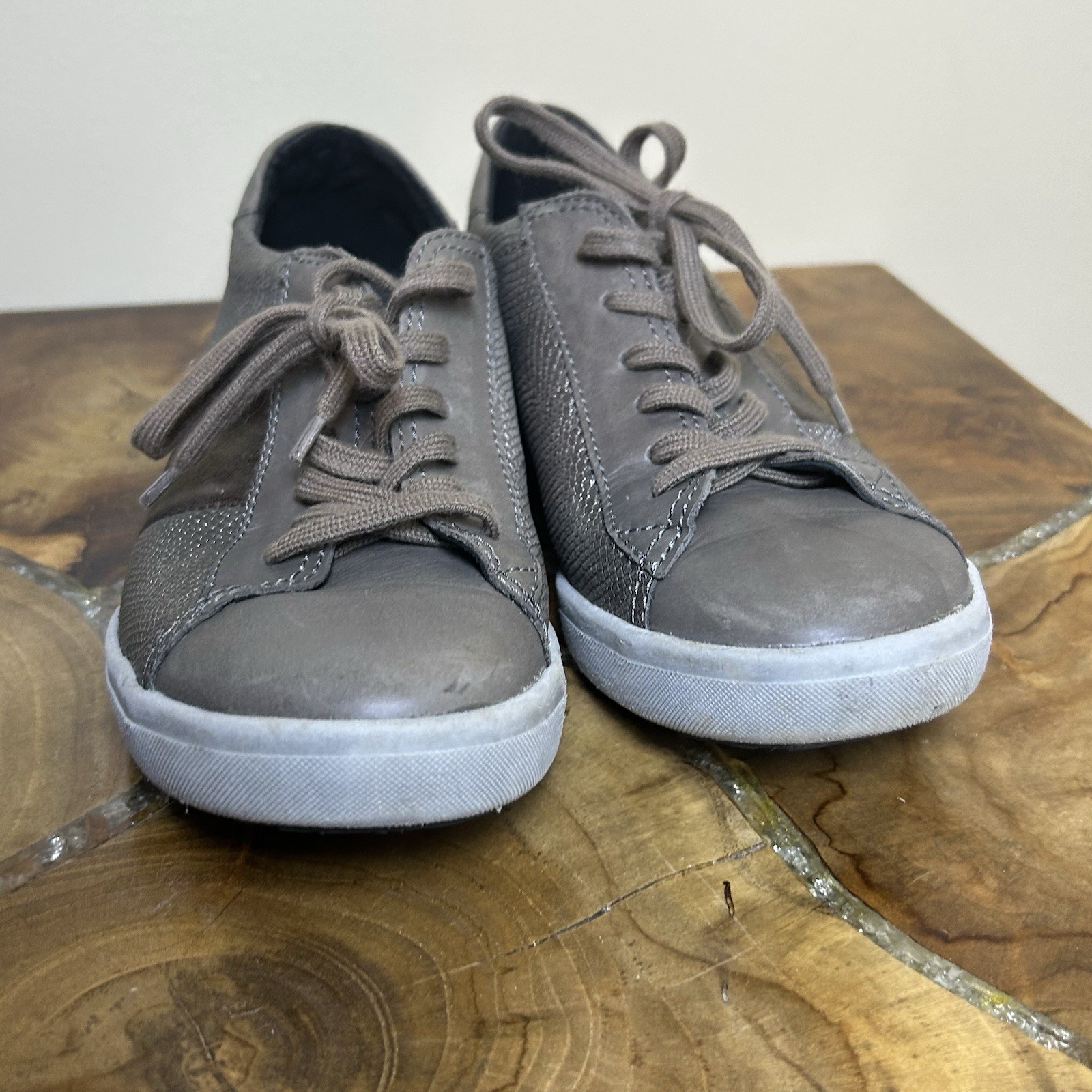 Joseph Seibel sneakers antique metallic with snakeskin Size 38 US 7-7 1/2