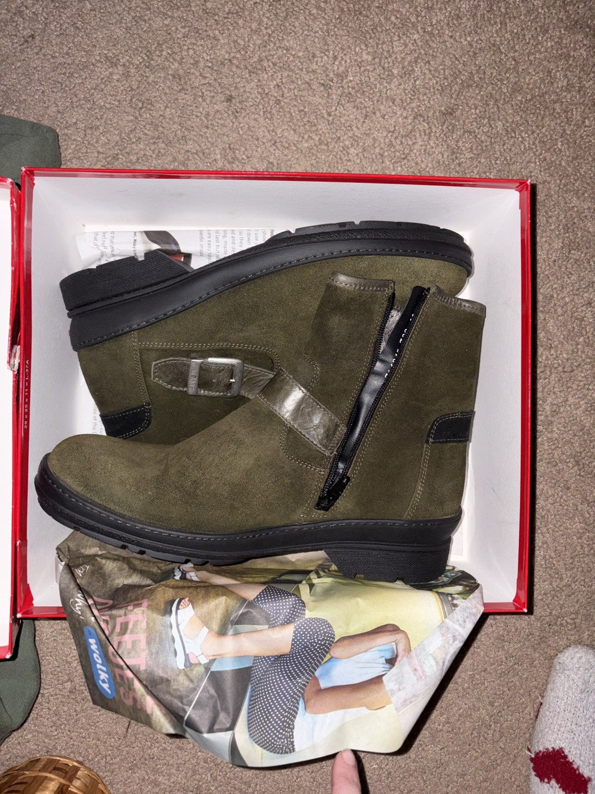 NIB Wolky Women’s Nitra Waterproof Sz 41 Boots
