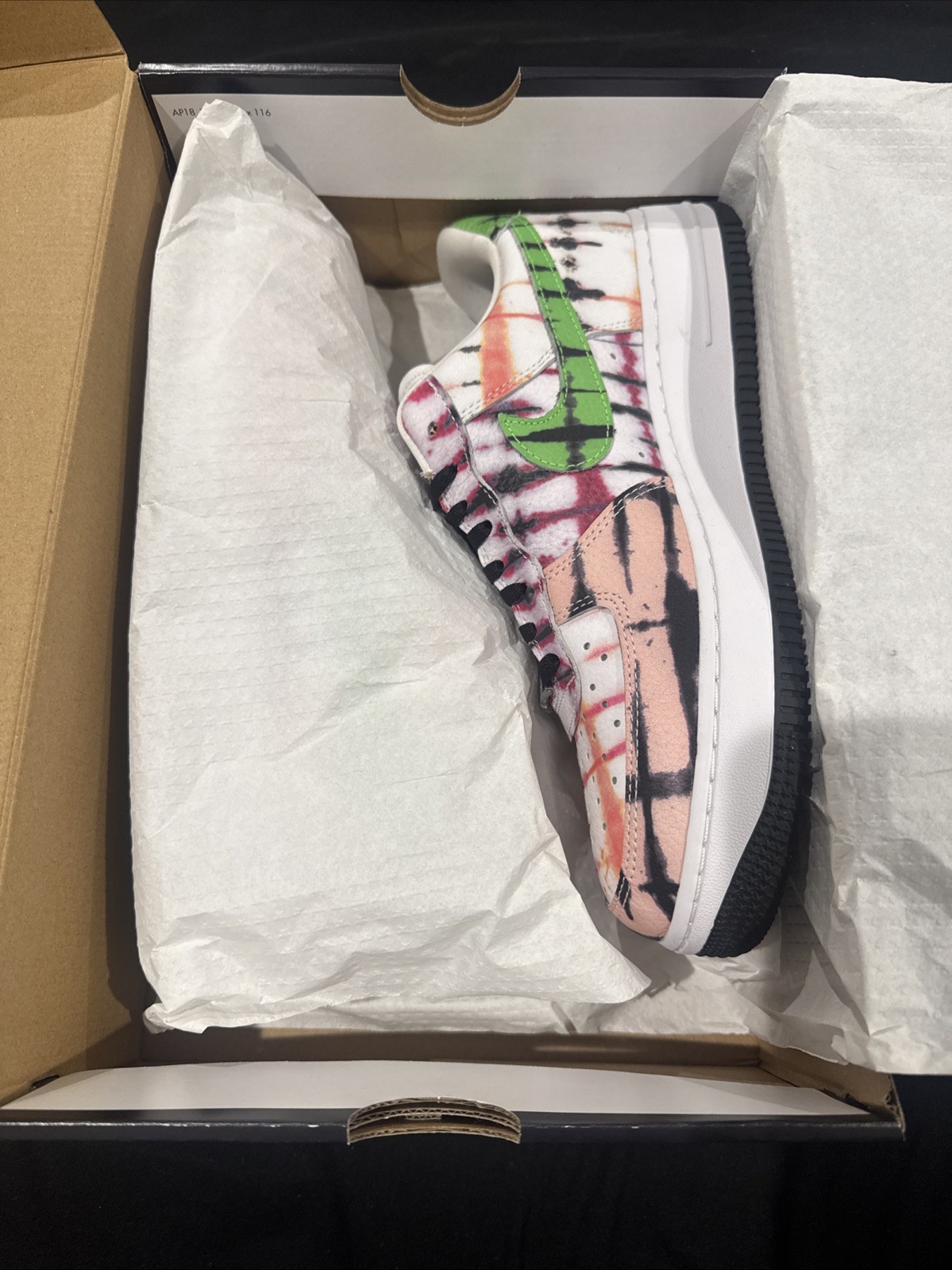 Women’s Nike Air Force 1 ’07 QS Tie Dye CW1267-101 – Size 10.5 – NEW