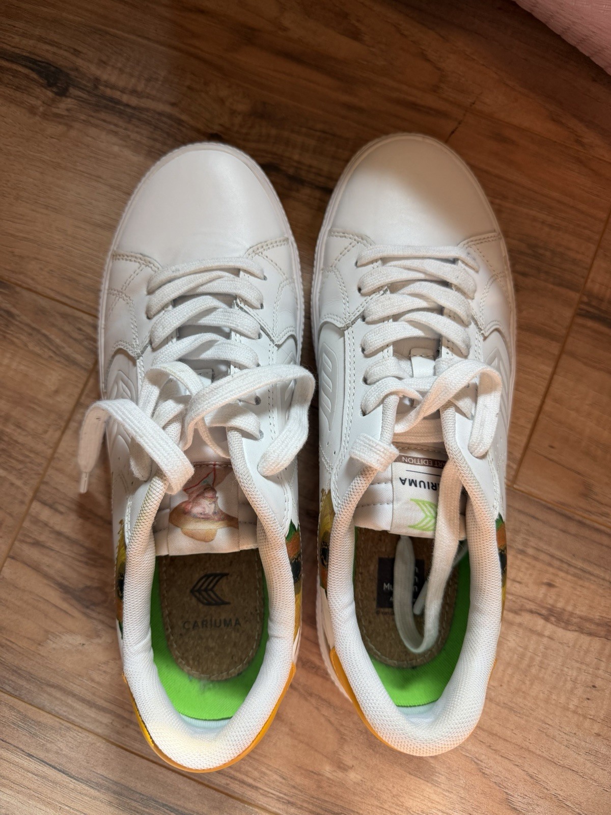Cariama Van Gogh Museum Canvas Sneakers Art Edition Sunflowers Men’s Size 8.5
