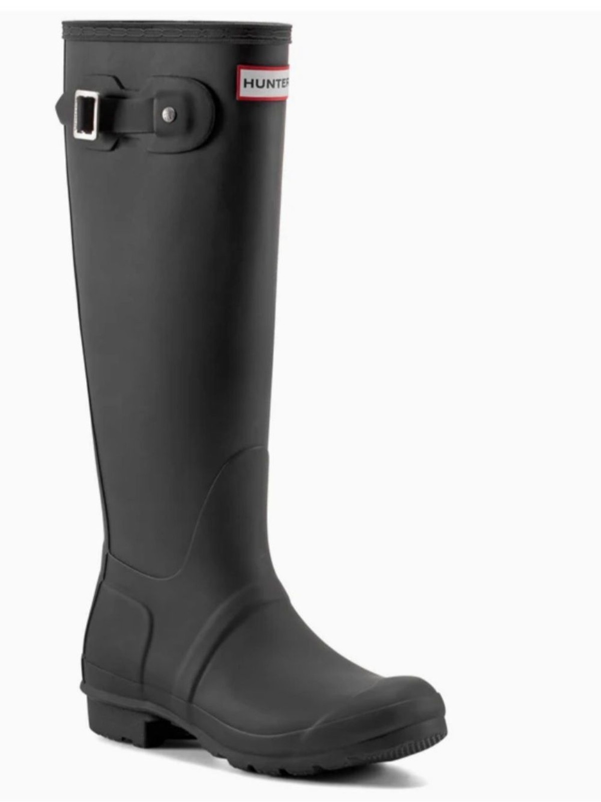 Women’s Original Tall Rain Boots Black Natural Rubber Waterproof Wellies