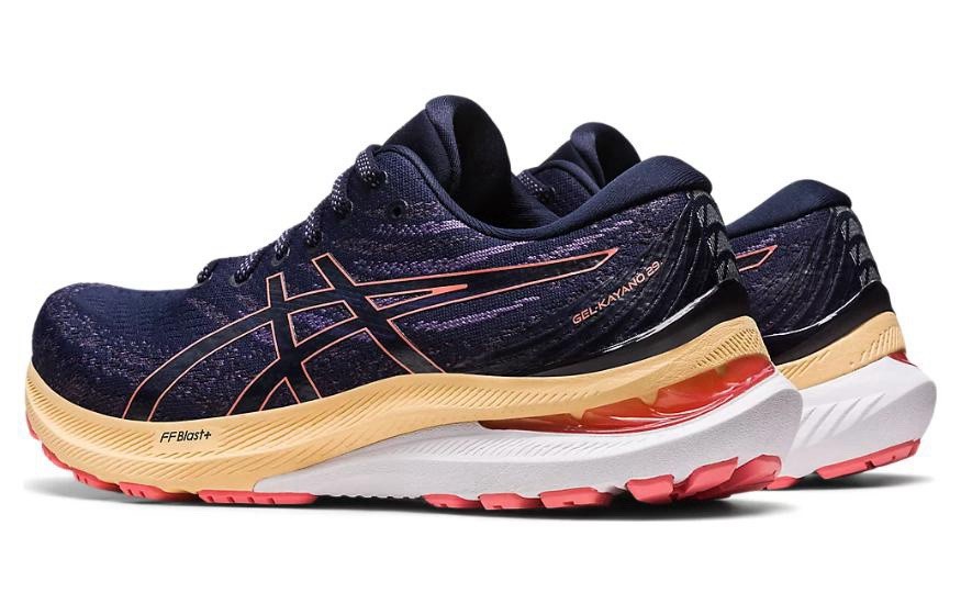 Size 11.5 – Asics Women’s Gel kayano 29 1012B297-402 Midnight/Papaya Wide D
