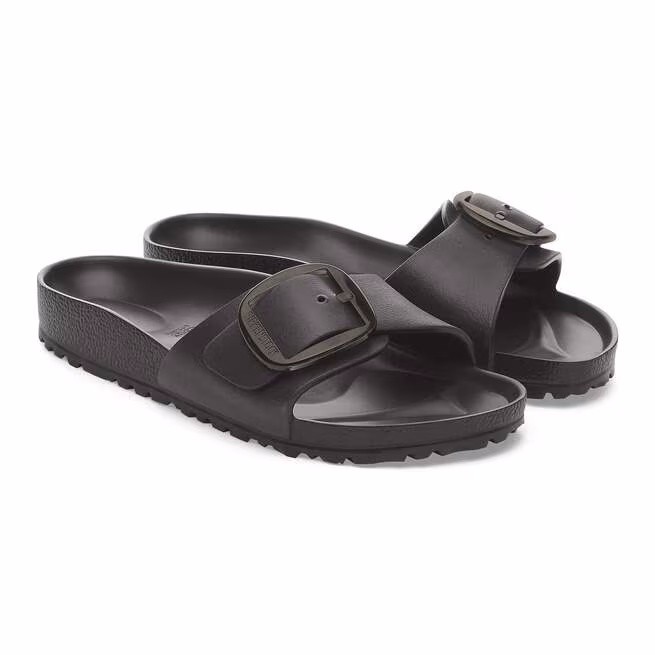 Birkenstock Womens Madrid Big Buckle EVA Sandals 1029635 – Black