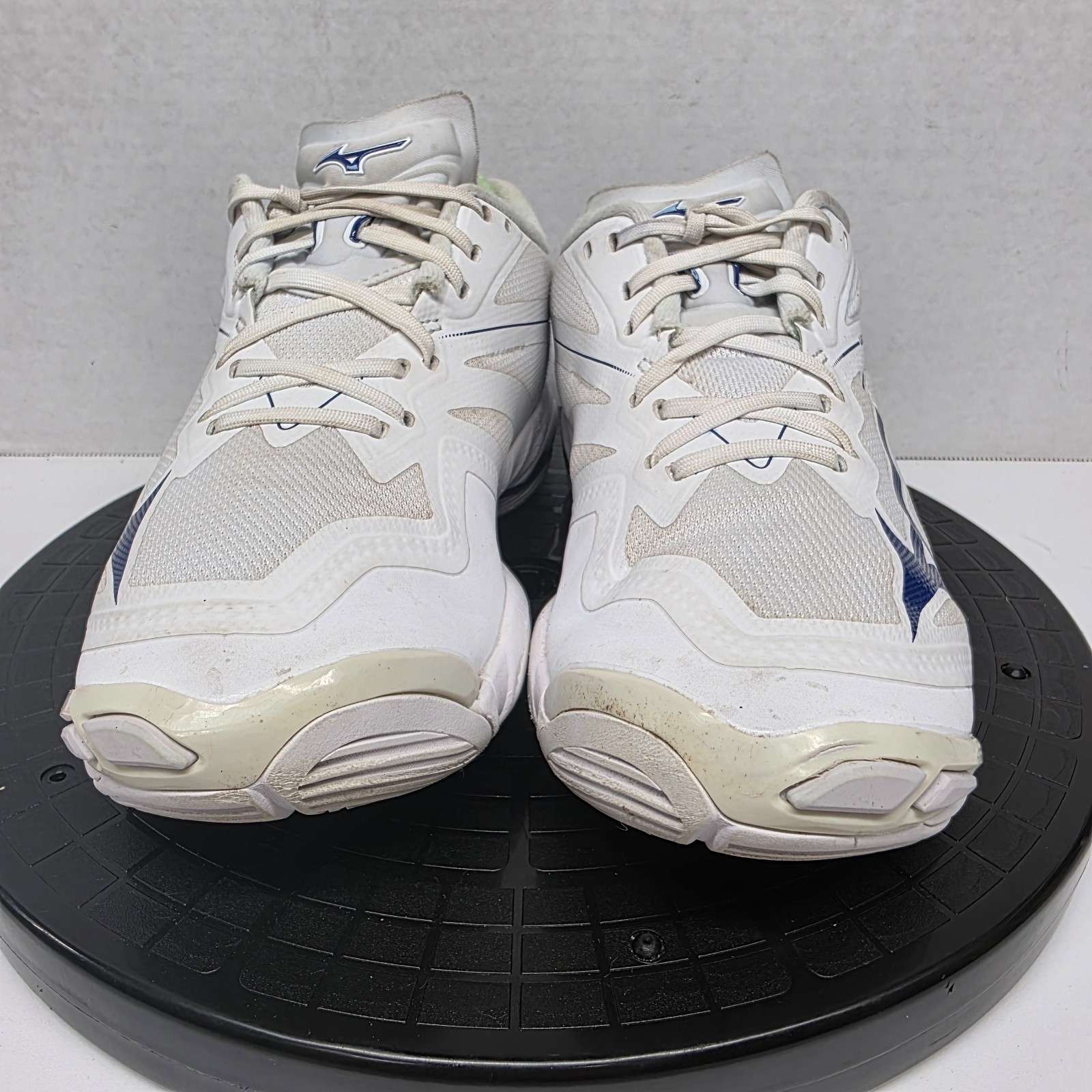 Mizuno Volleyball Shoes Women’s Sz 8 White Blue Wave Lightning Z6 Gym Indoor