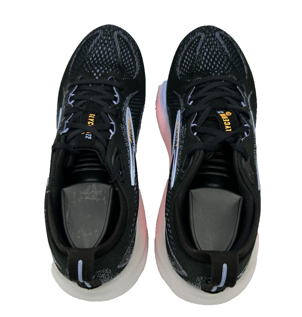 Brooks Women’s Glycerin 22 Lace Up Athletic Running Shoes Blk/Blu Size:8 151C