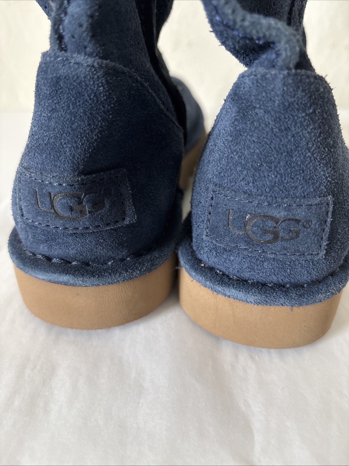 UGG Classic Unlined Mini Perf Boots Blue size 7