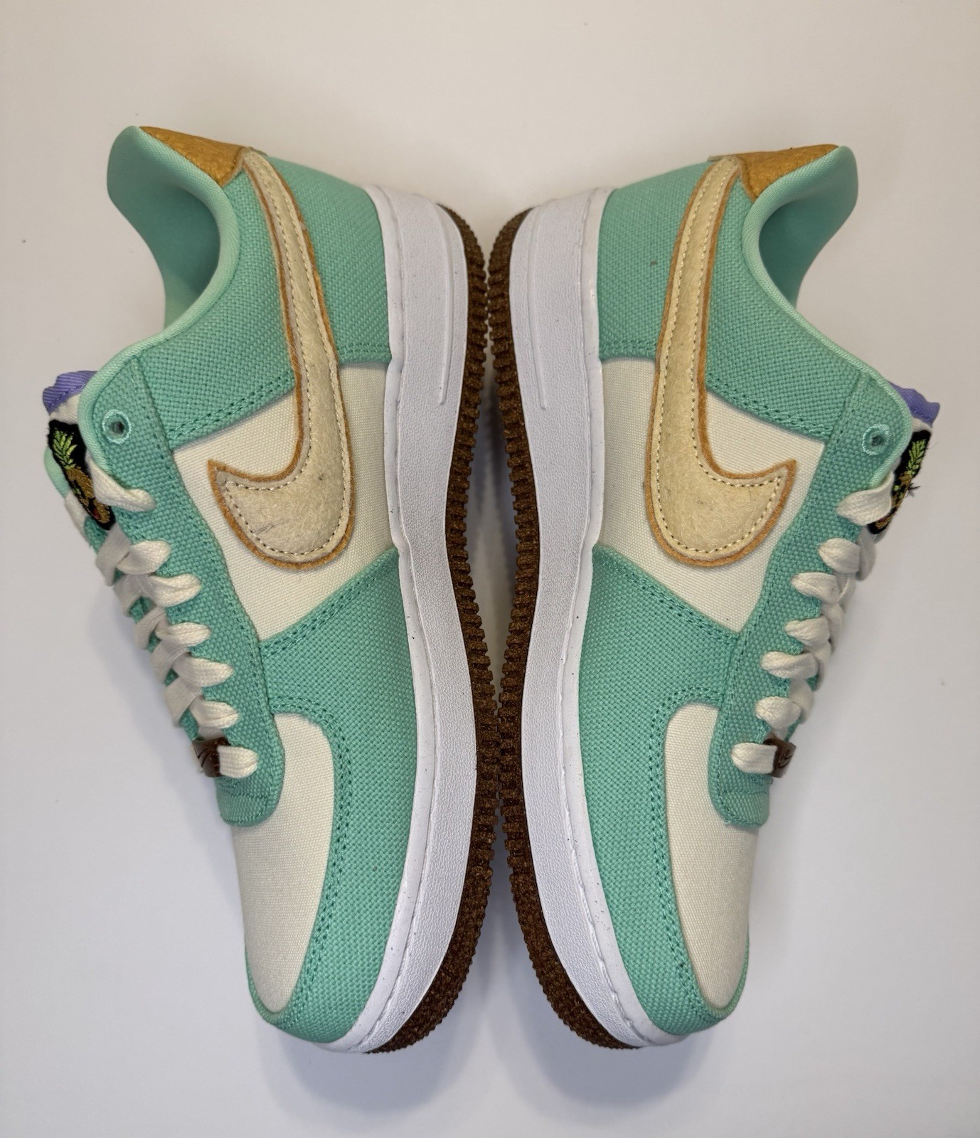 Nike Air Force 1 ’07 LX Happy Pineapple Green Glow Coconut Milk CZ0268-300