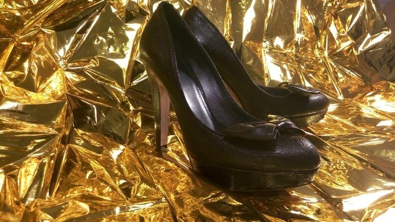 women navy boot heels brown leather 38