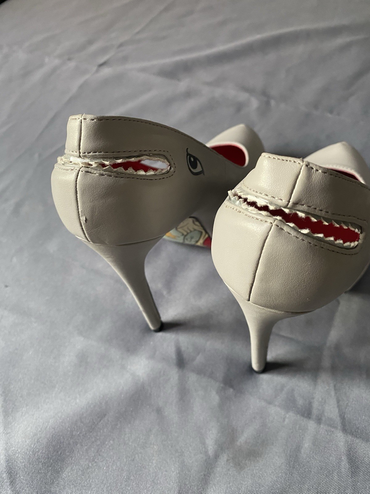Taylor Reeve platform heels Pumps Shark And Mermaid Design Sole 8M