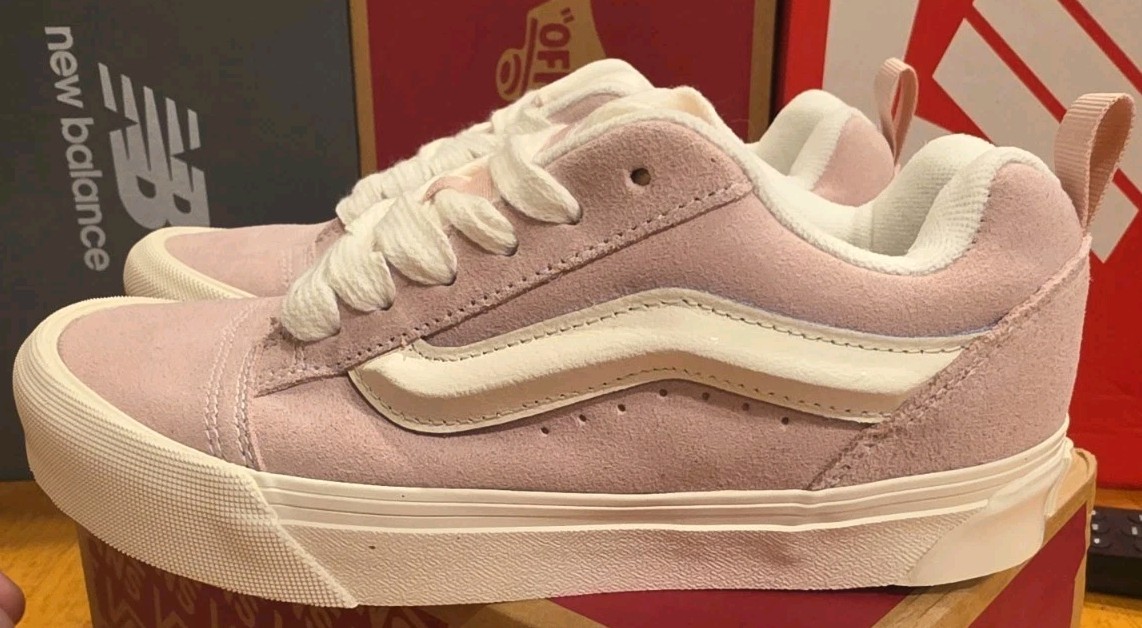 VANS KNU SKOOL Sepia Rose Size 10 W / 8.5 M NEW Off The Wall Skateboard Shoes