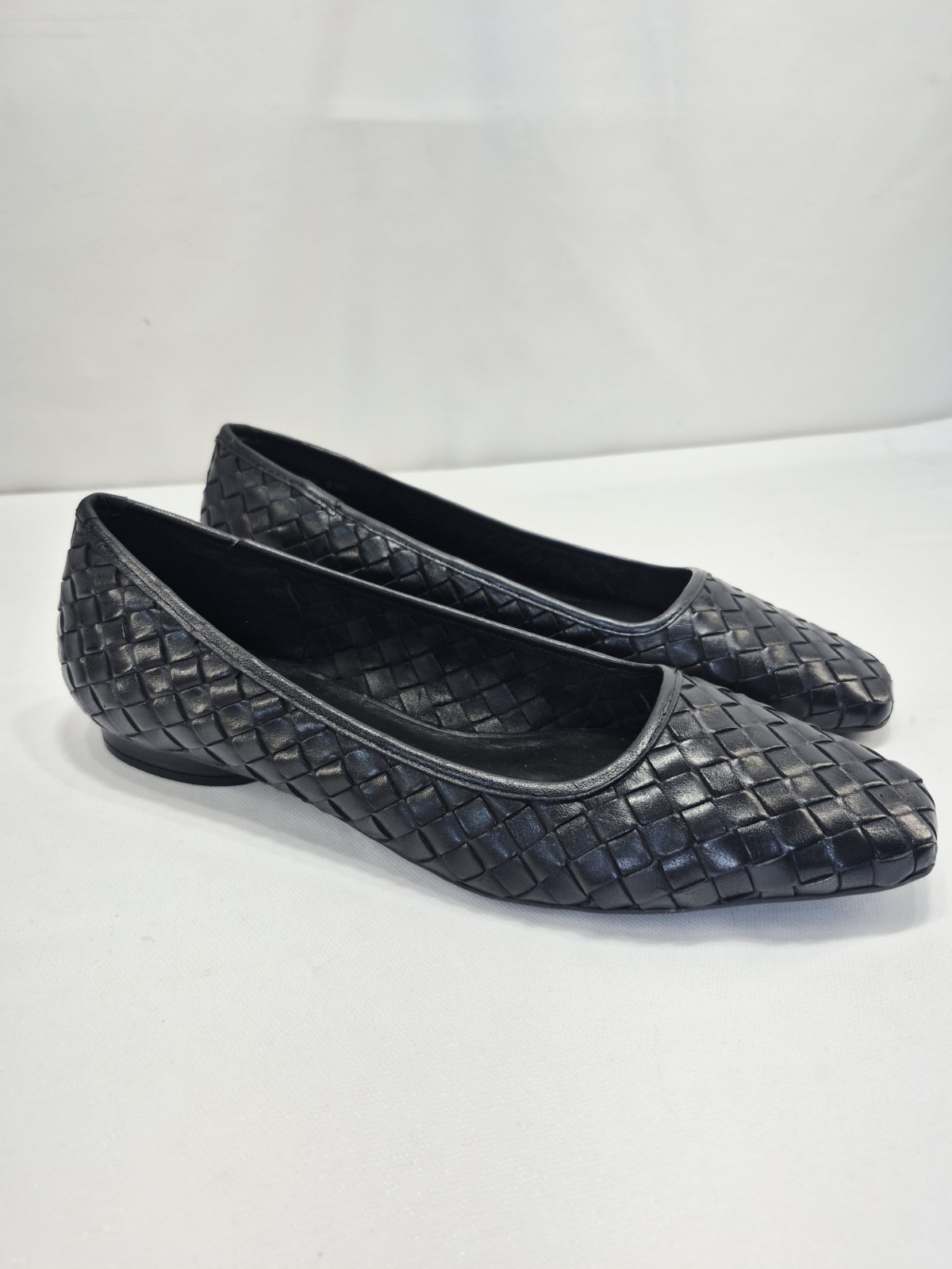 Antonio Melani Deacon W/ 8.5M Braided Leather Flats Slip-On Comfort Shoes NWT