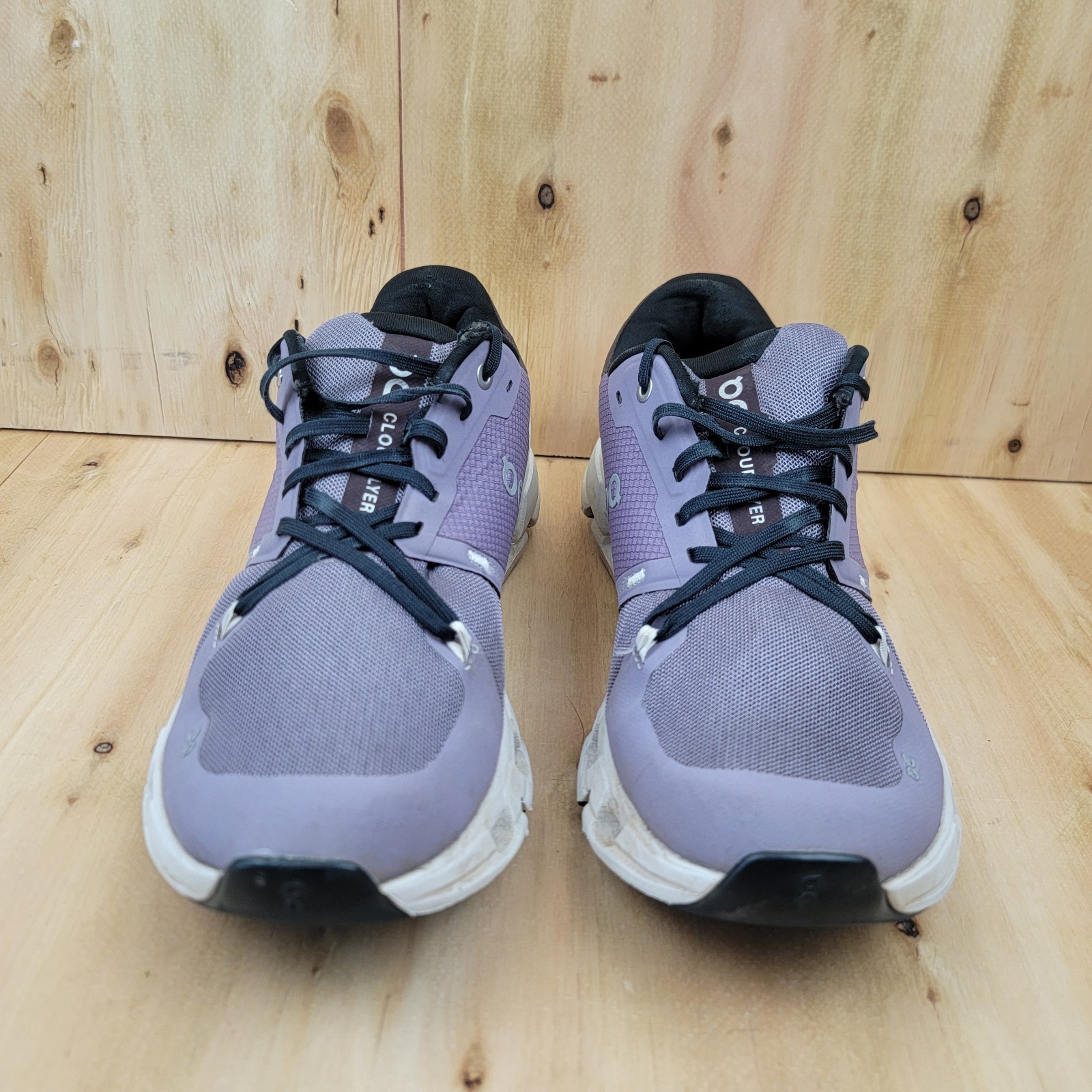 On Cloud Cloudflyer 4 Womens 11 Shark Pearl Purple Running Shoes READ!