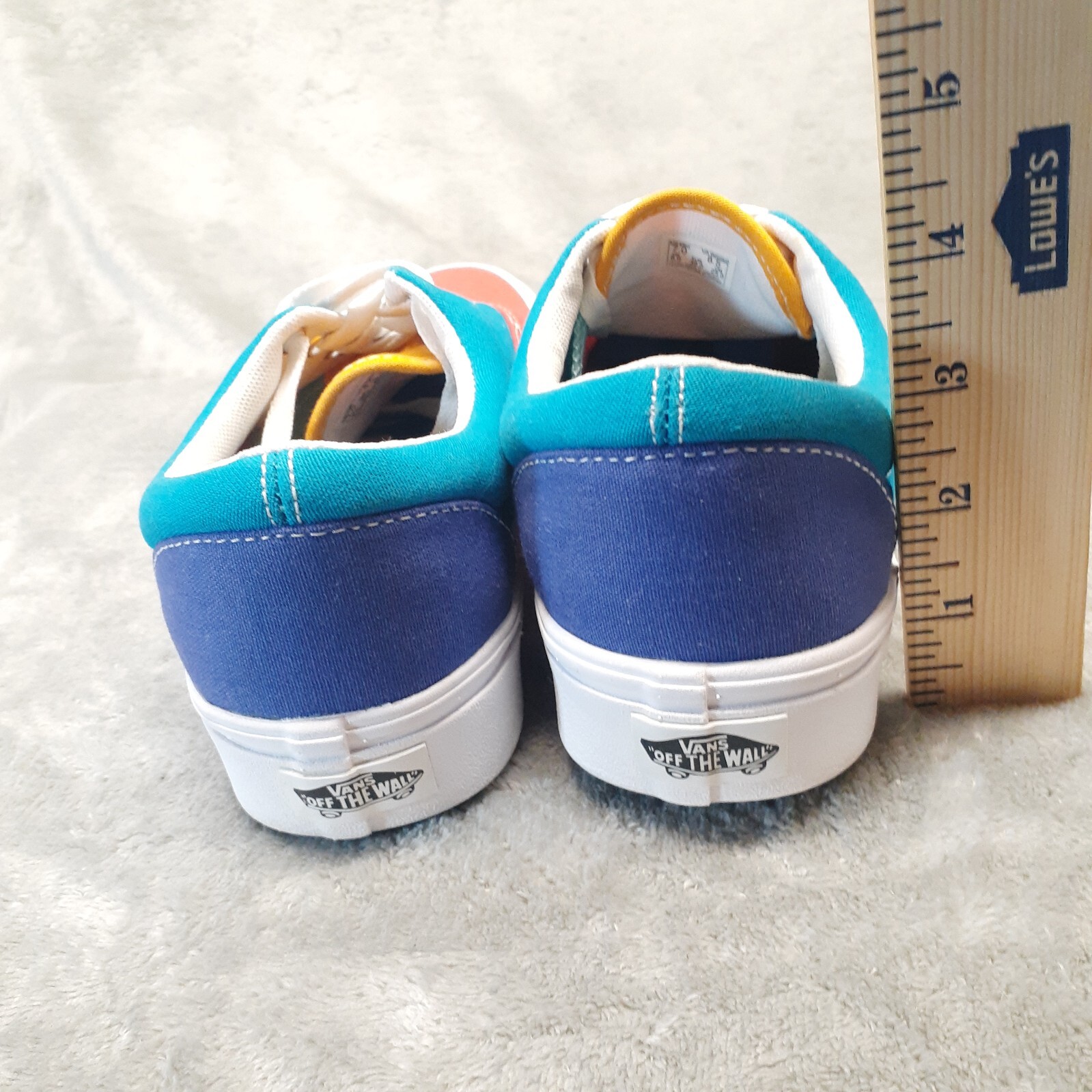Vans Classic Women 8.5/Men 7 Comfycush Era Multi Color Block Low Top Canvas