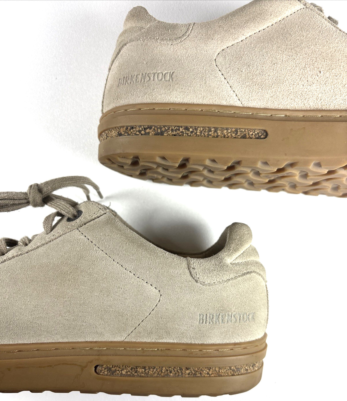 Birkenstock Bend Low Womens Size 40 E US 9 Shoes Sandcastle Tan Suede Sneakers