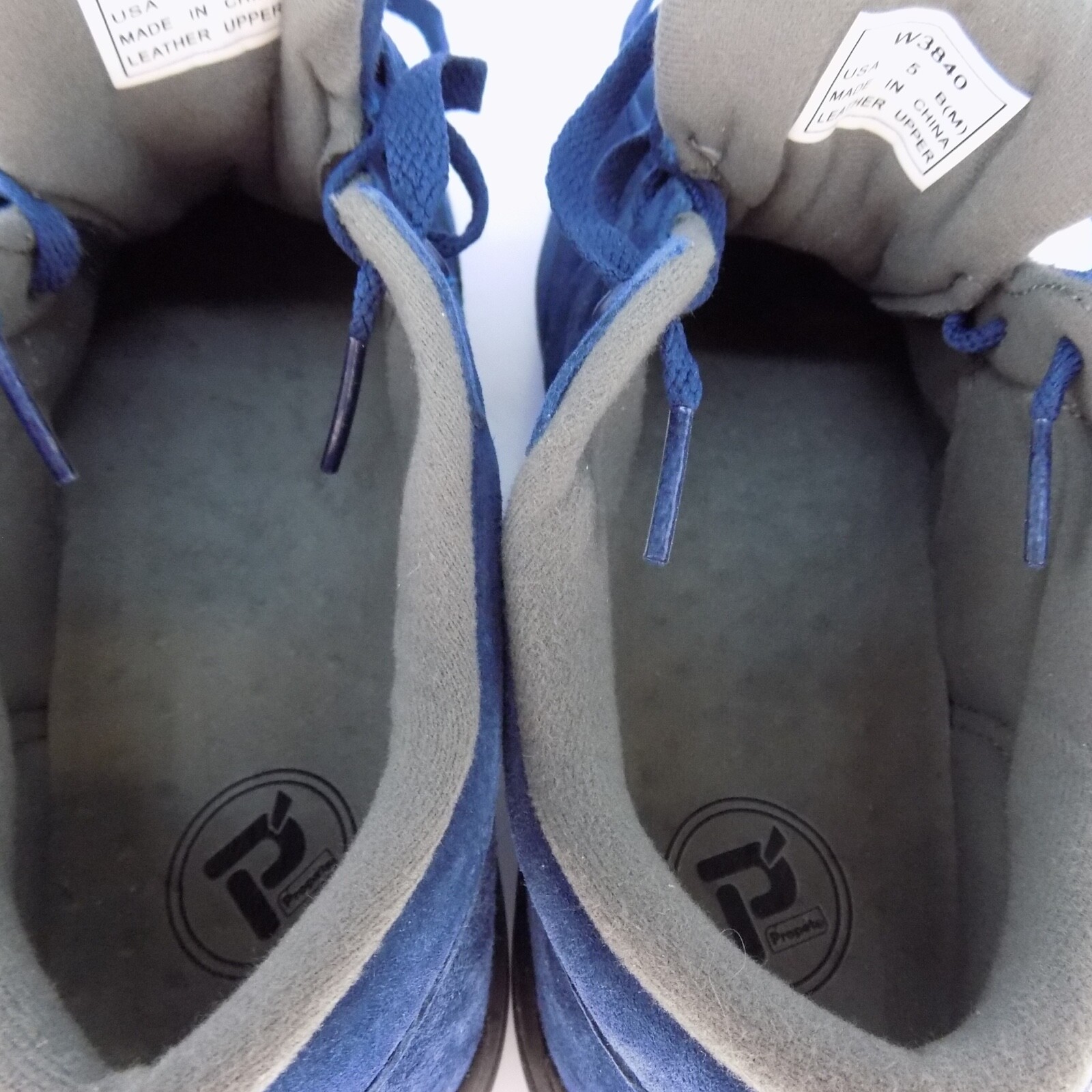 Propet Washable Walker Womens Comfort Shoes Size 5.0 BM, Indigo Suede, NEW 5976