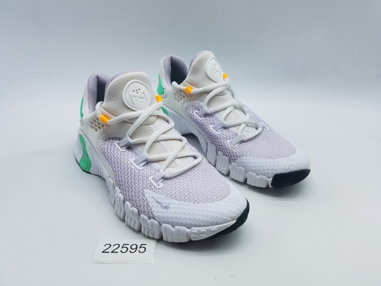 Nike Free Metcon 4 Women’s Size 7 Cross Training Crossfit Shoes White Green Glow