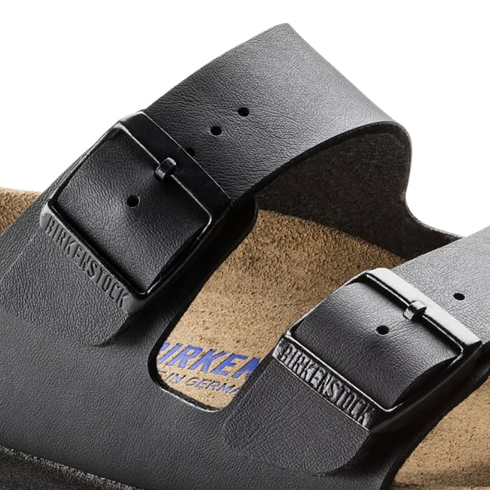 Birkenstock Arizona Birko-Flor Soft Footbed Unisex Sandals – Black