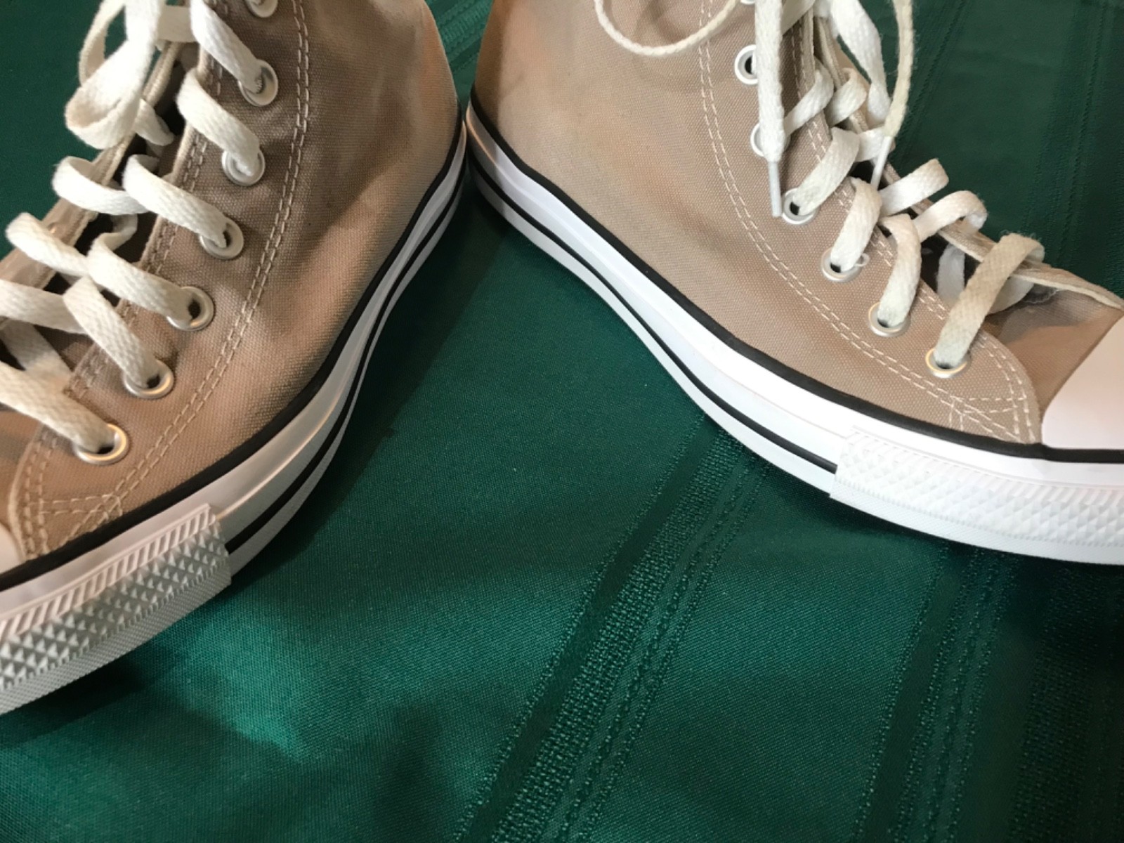 Converse Chuck Taylor All Star High Top Sneakers Khaki Canvas Men’s 8 Women’s 10