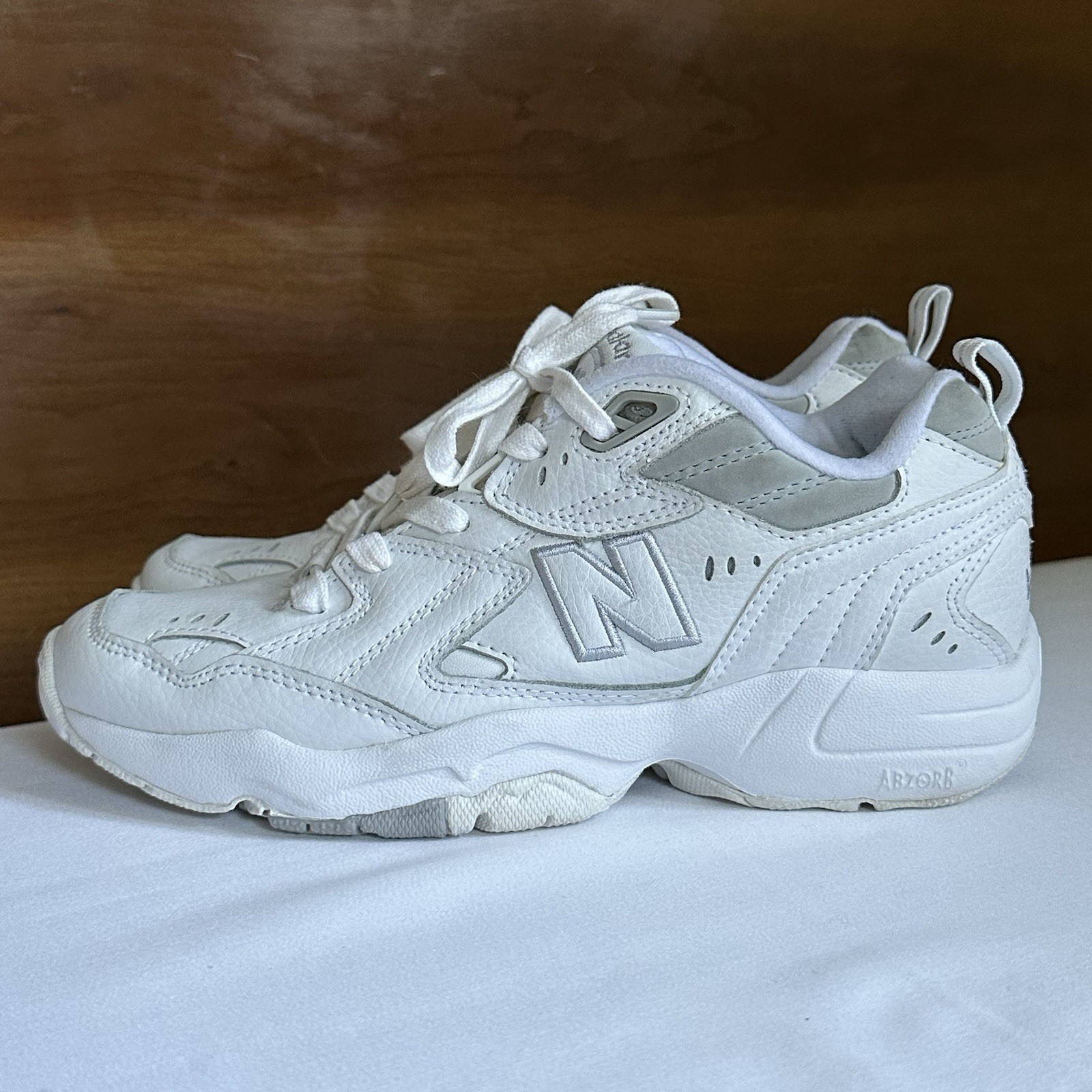 Rare Hard to Find New Balance 608 WX608GR Off White Gray Size US 7-7.5