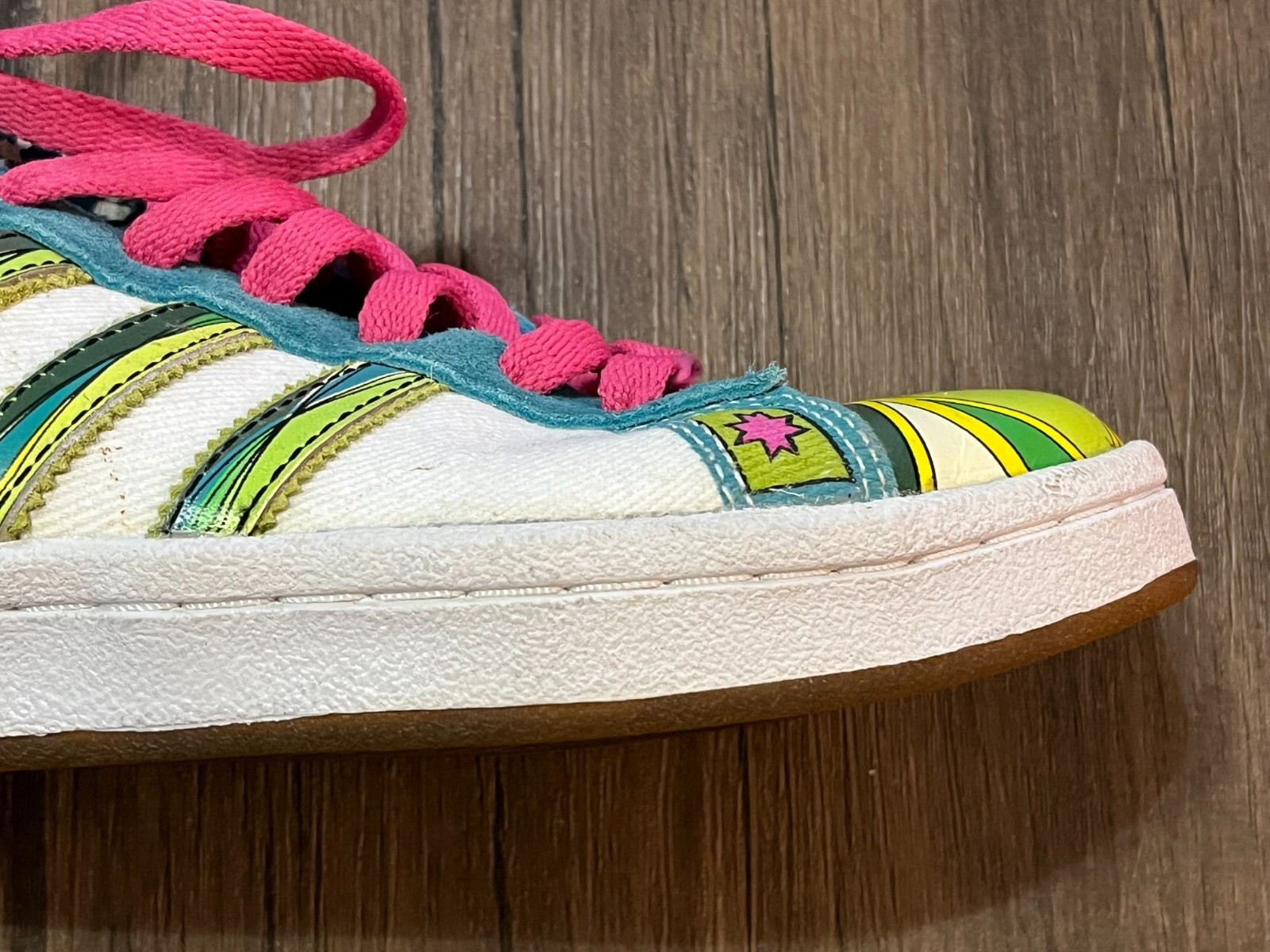 Adidas x Emilio Pucci Superstar Adicolor G3 Green Series Sneakers Shoes W 7.5