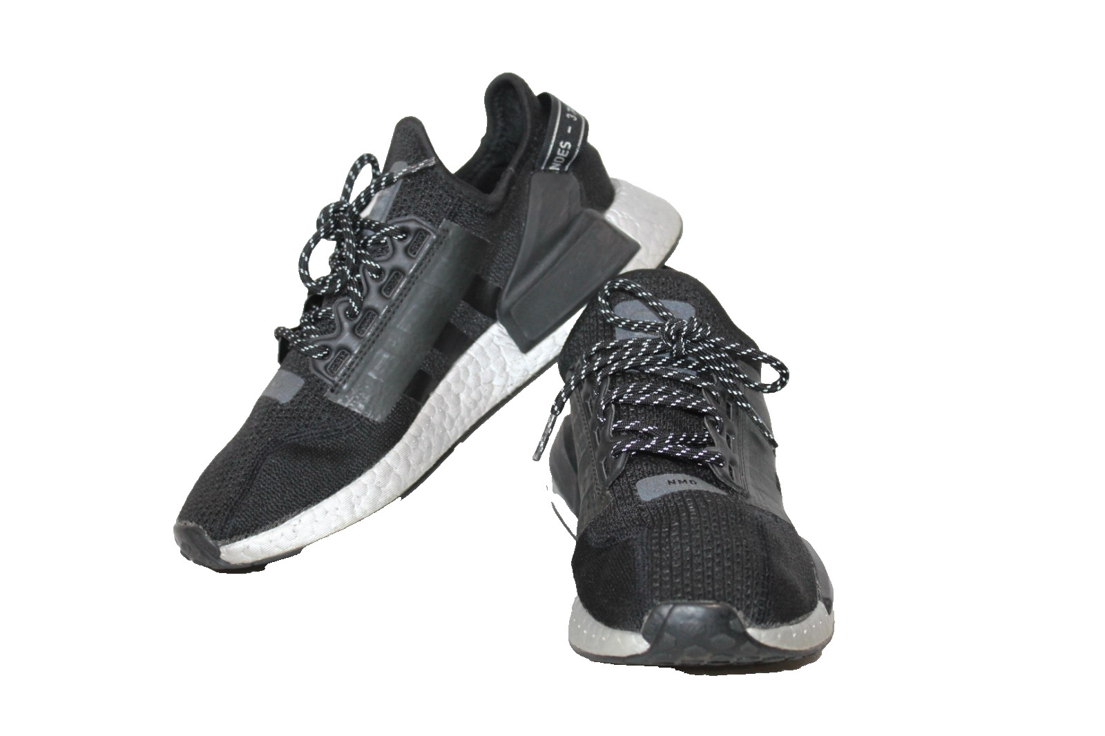 Size 7 – adidas NMD R1 black and winter silver 2019 38 2/3 – FW5449