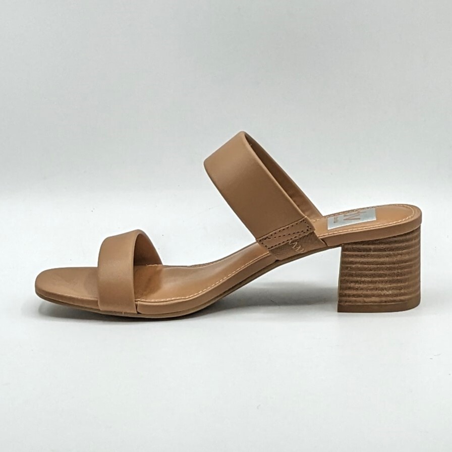 dv By Dolce Vita Women’s Lextra Dual Strap Heeled Sandal [Café – Tan] Pick Size