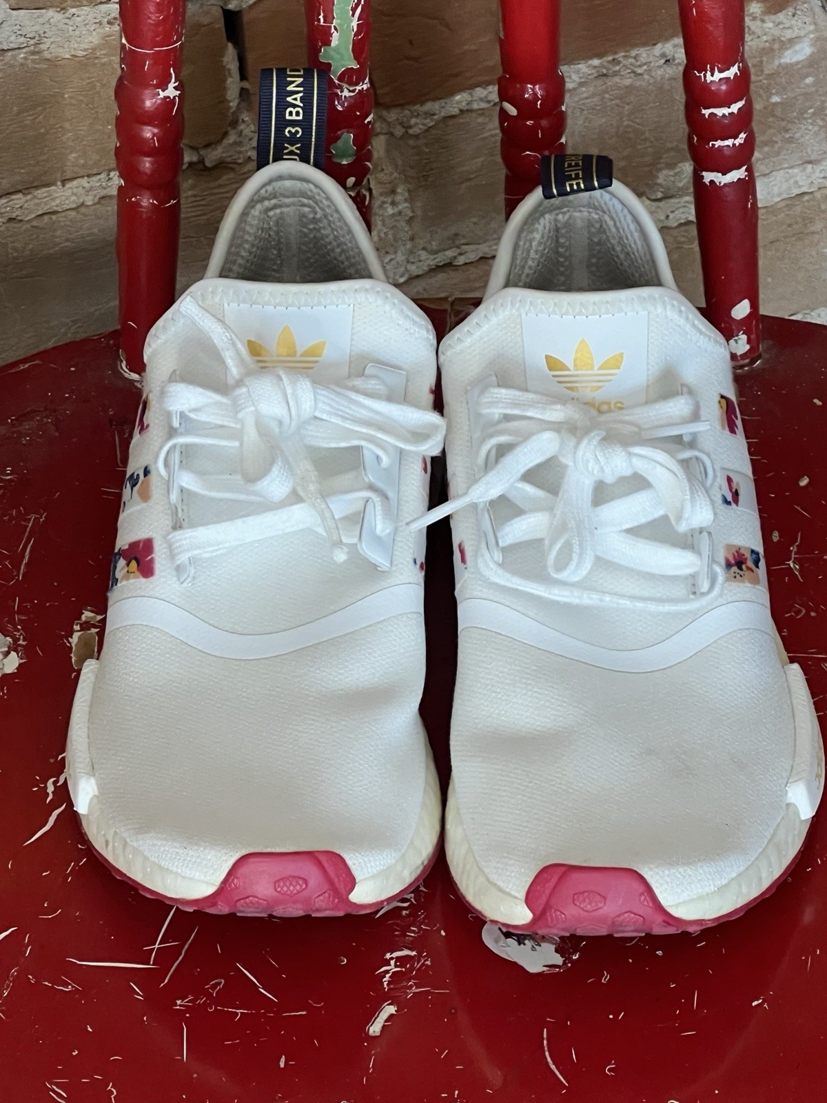 Adidas NMD_R1 Her Studio London Floral White Pink Women’s Size 9 FY3666