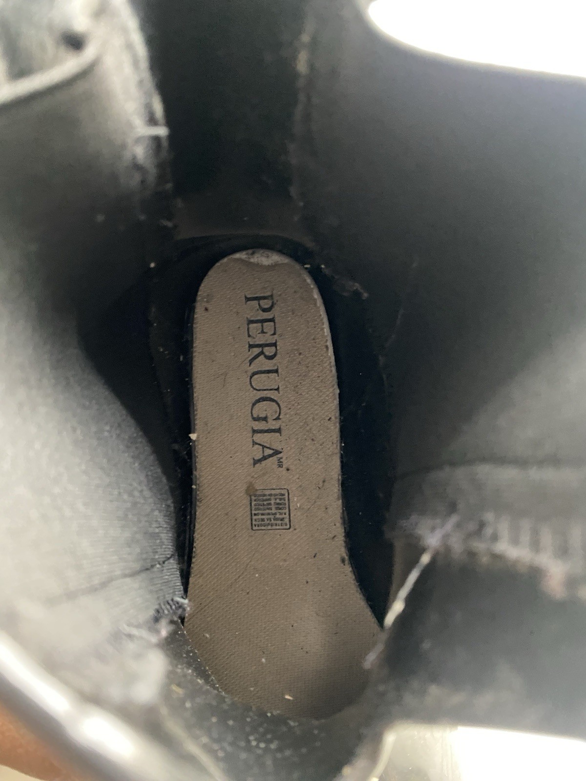 Perugia women’s rubber boots size: 38 black