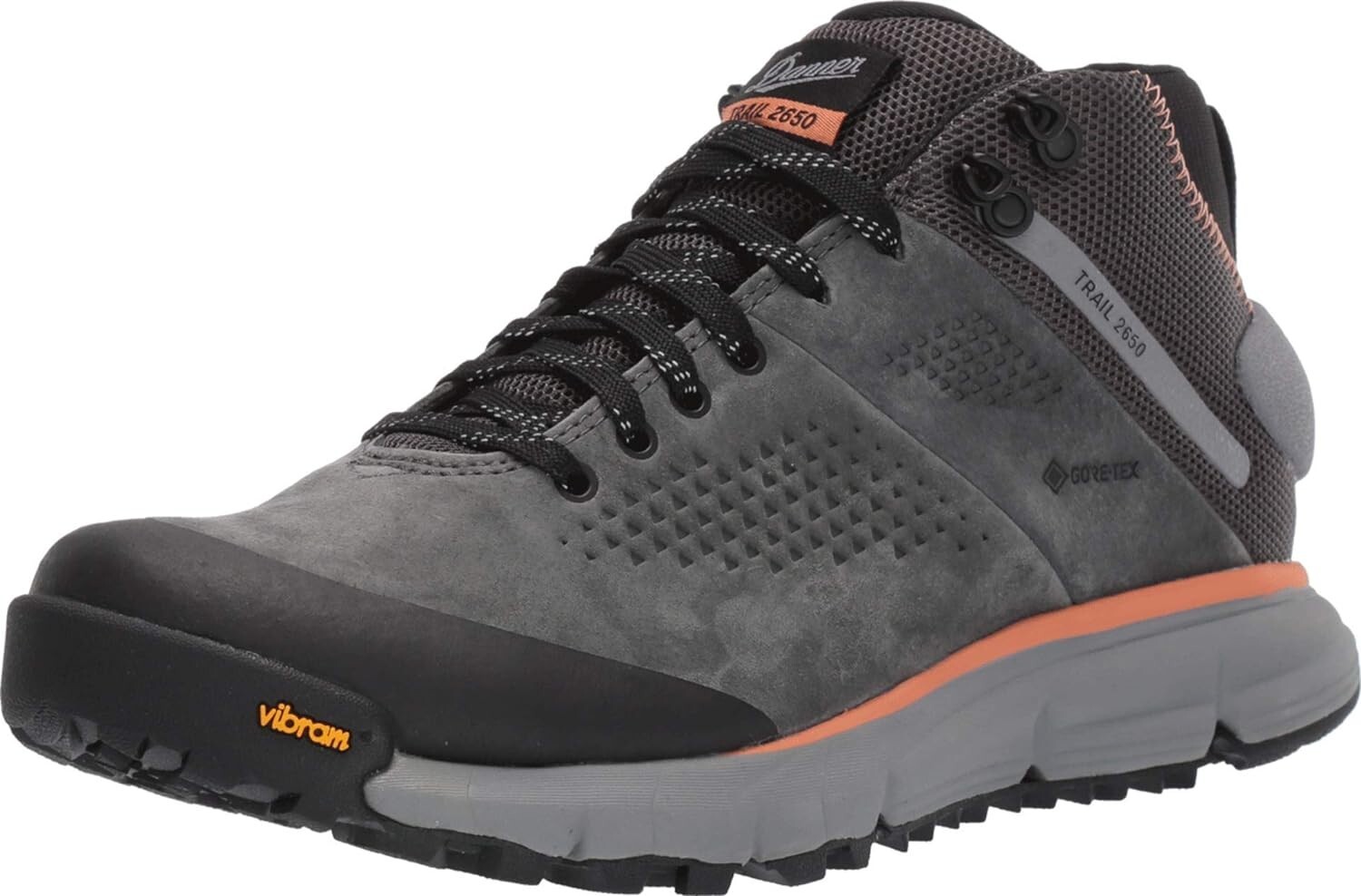 NEW Danner 61242 Trail 2650 Mid GTX Hiking Boots Gray Shoes Gore-Tex Women’s 6M