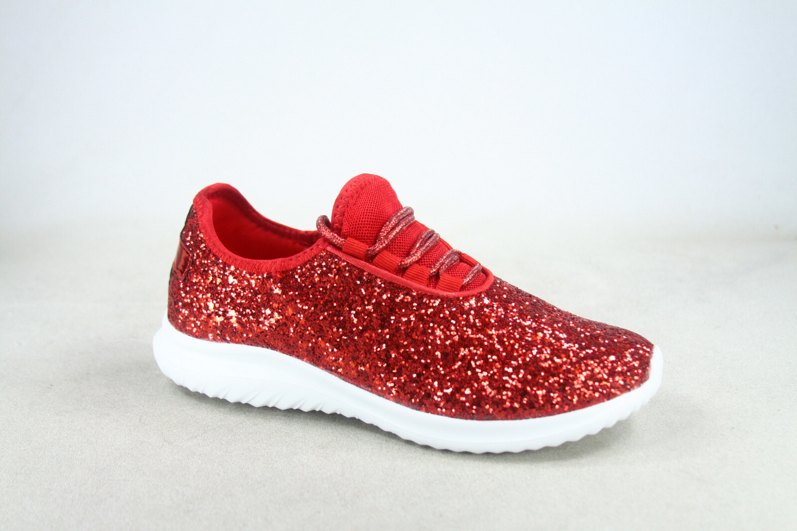 Women’s Fashioin Glitter Sparkly Lightweight Metallic Tennis Sneaker Shoes NEW