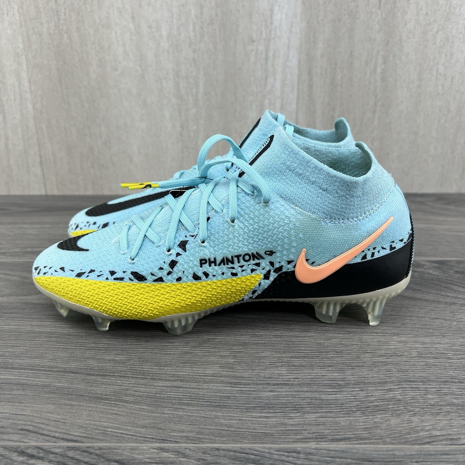 Nike Phantom GT2 Elite DF FG 6 Mens Sz 7.5 Womens Lucent Glacier Soccer Cleats