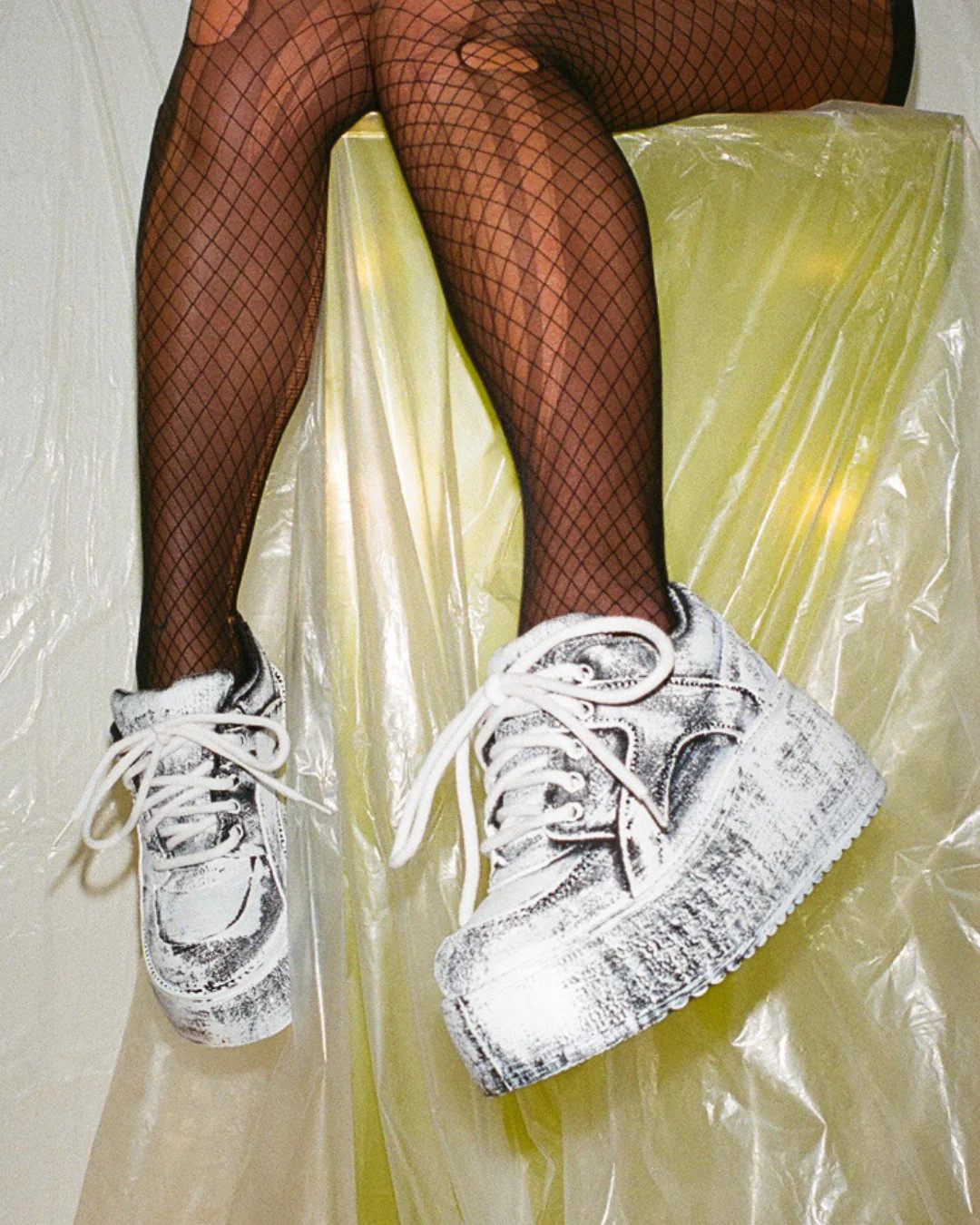 American Deadstock Y2K Blur Platform Sneaker