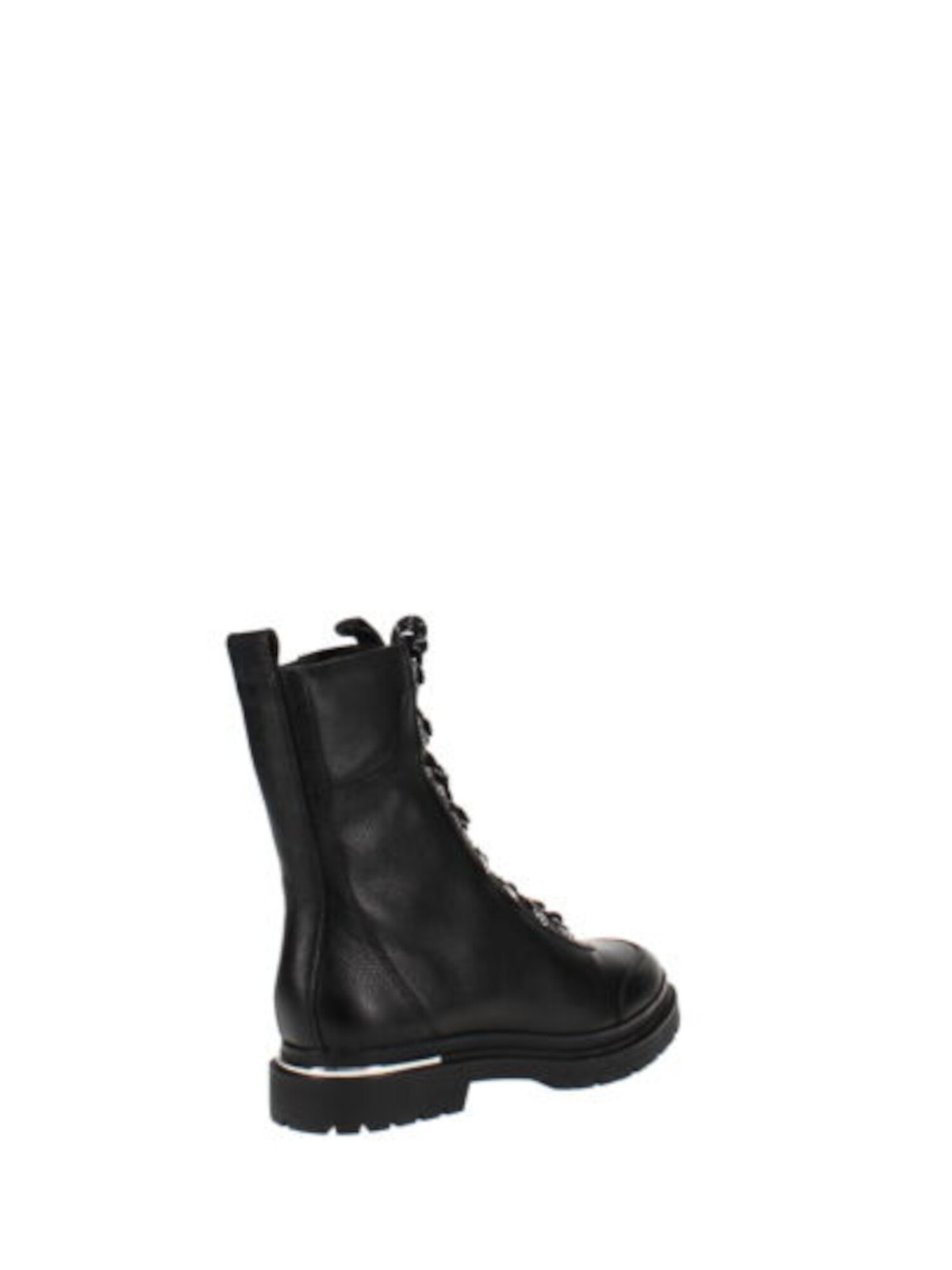 VIA SPIGA Womens Black 0.5″ Platform Accents Tavvi Leather Combat Boots 6 M