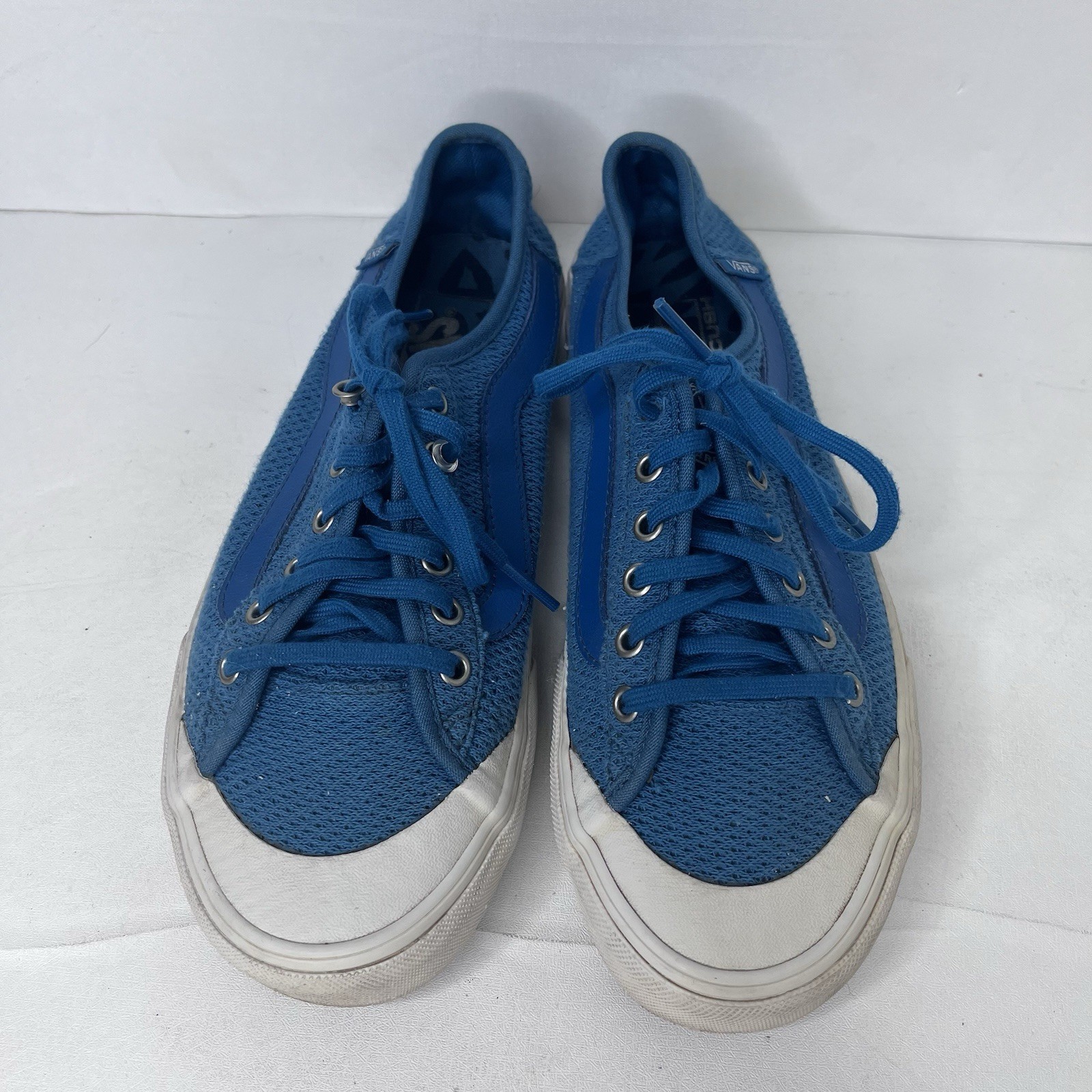 Vans Positive Vibes Warriors Blue Mesh Ultracush Skate Shoes Womens Size 7.5