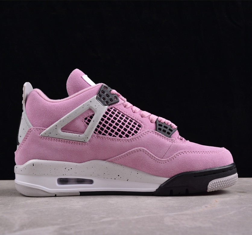 US Size 3-12 Jordan 4 «Orchid» Mid Top Retro Women’s and Men’s Basketball Shoes