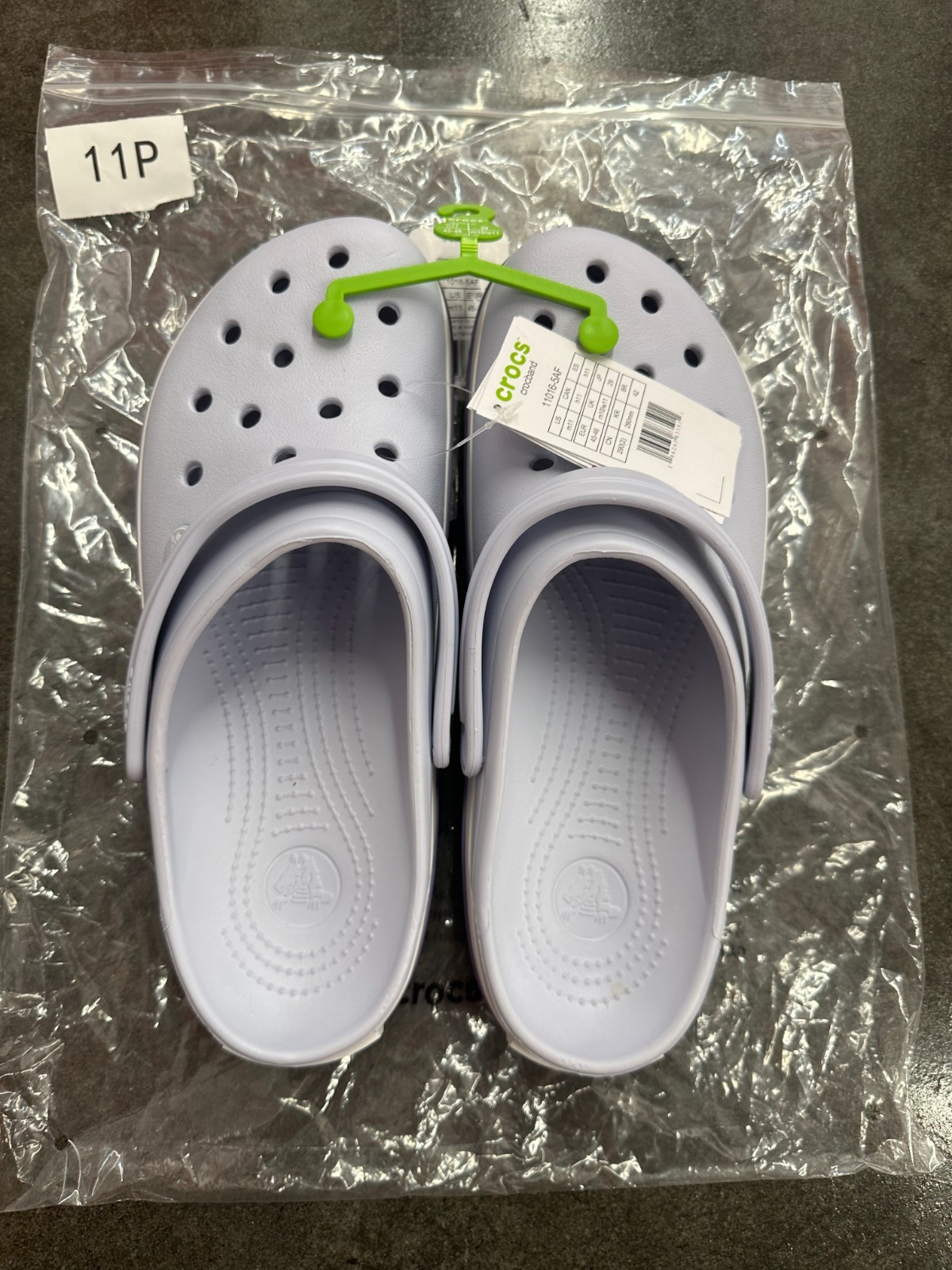Crocs Bayaband Unisex Clogs M11 W13 Dreamscape Purple Sport Stripe Slip On