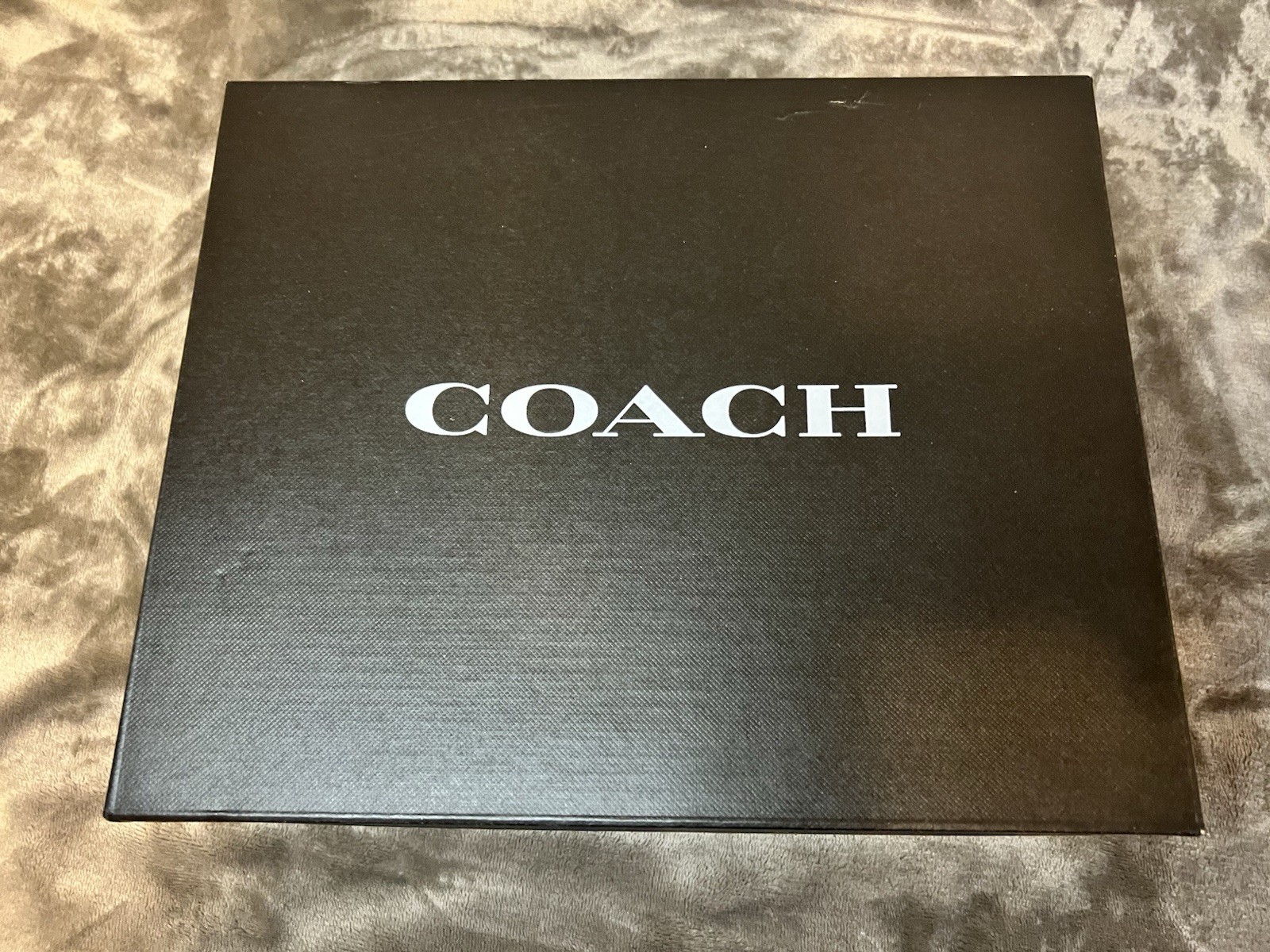 Coach Signature Logo Leather Wedge Sandals Ankle Strap Buckle Beige Brown 6