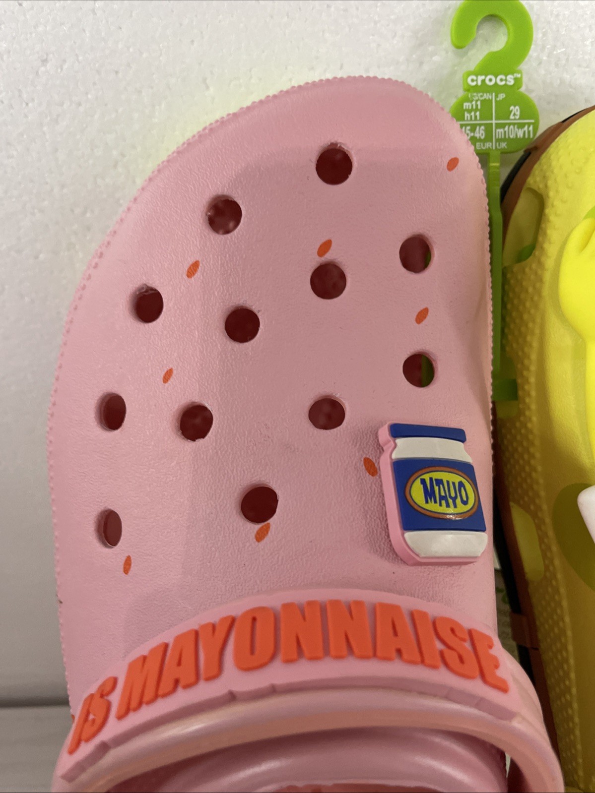 M11 Crocs SpongeBob & Patrick Clogs Shoes Unworn NWOT
