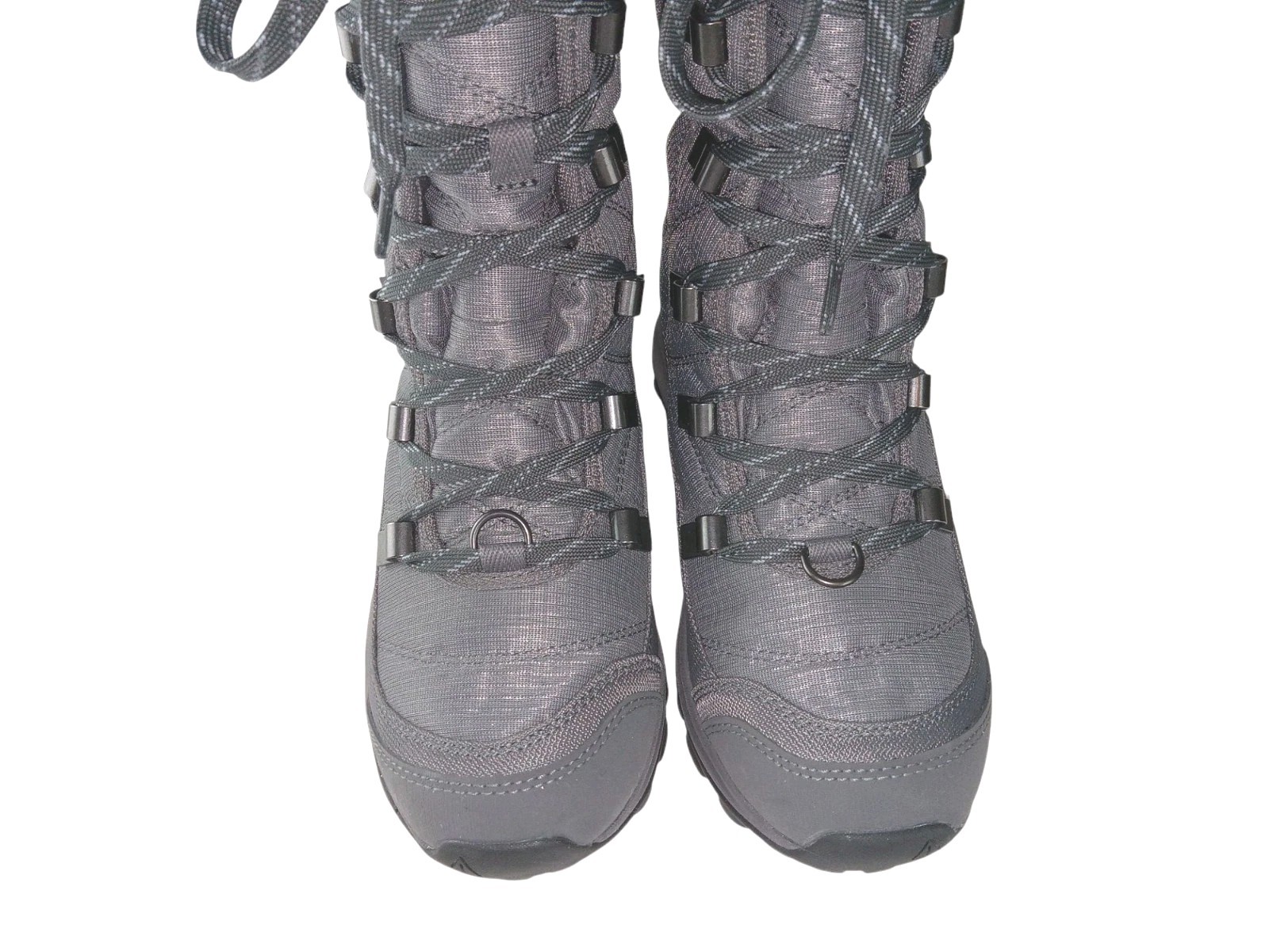 KEEN Women’s Waterproof Lace-Up Tall Winter Boots Terradora Pewter/Drizzle sz 5