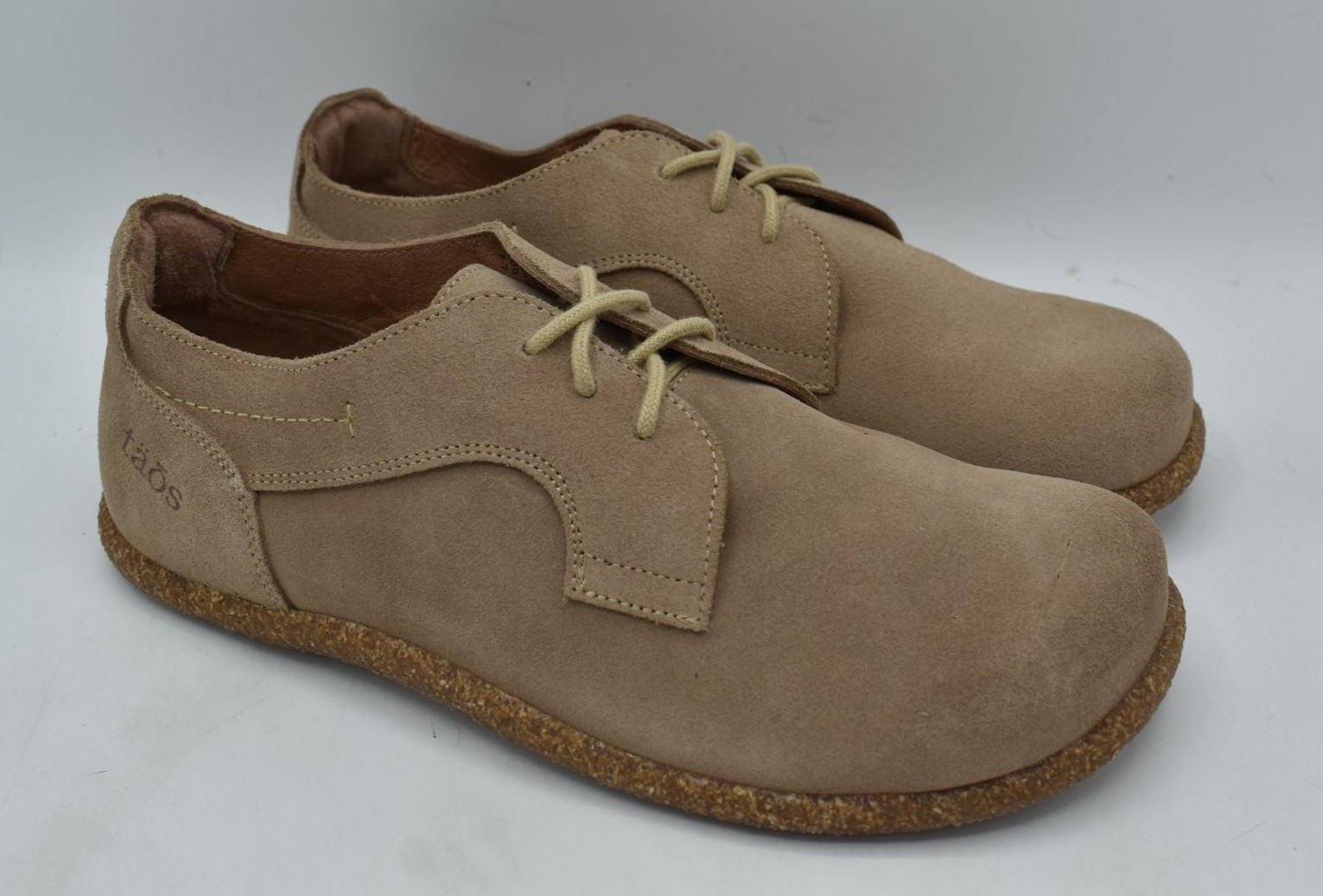 Taos Footwear Women Size EU 41 US 10-10.5 Utmost Sand Suede Lace Up Casual Shoes