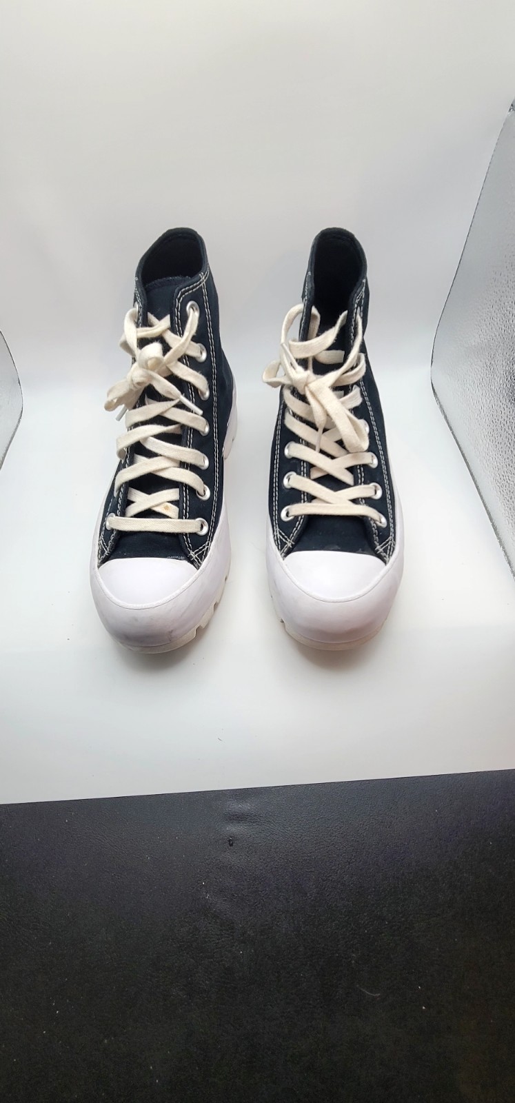 Women’s Converse Chuck Taylor All Star Lugged High Top, Platform Black Size 8