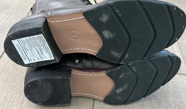 NEW TIMBERLAND BOOT COMPANY BROWN LEATHER ZIP UP LACE BOOTS SIZE 5