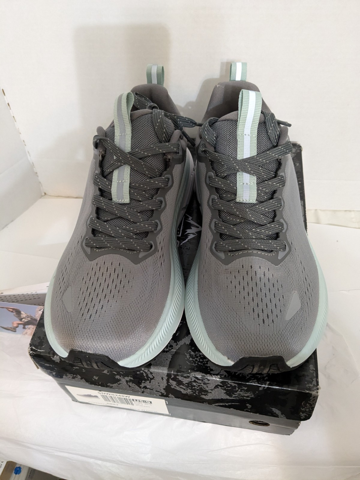 NORTIV8 WOMEN’S’ SZ 9 SNEAKERS GRAY/TEAL