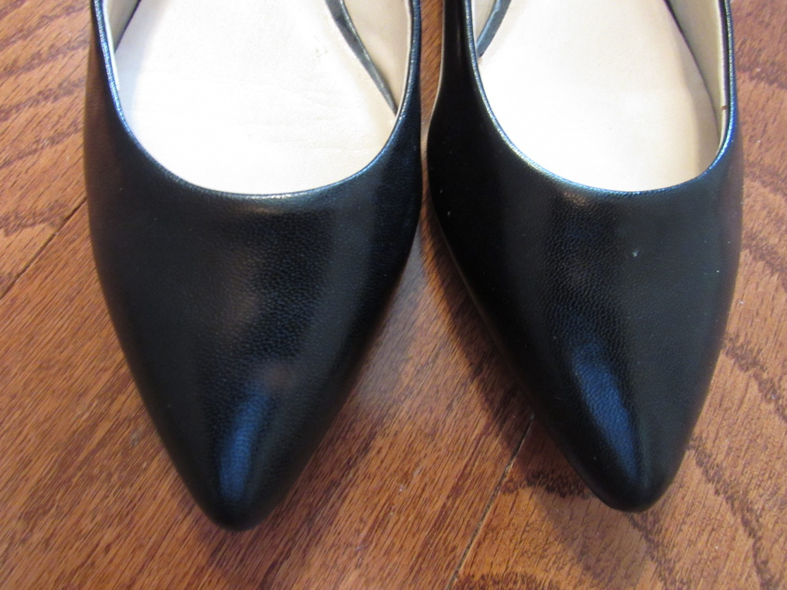 NINE WEST MATTE BLACK FLATS SHOES SZ 7 M