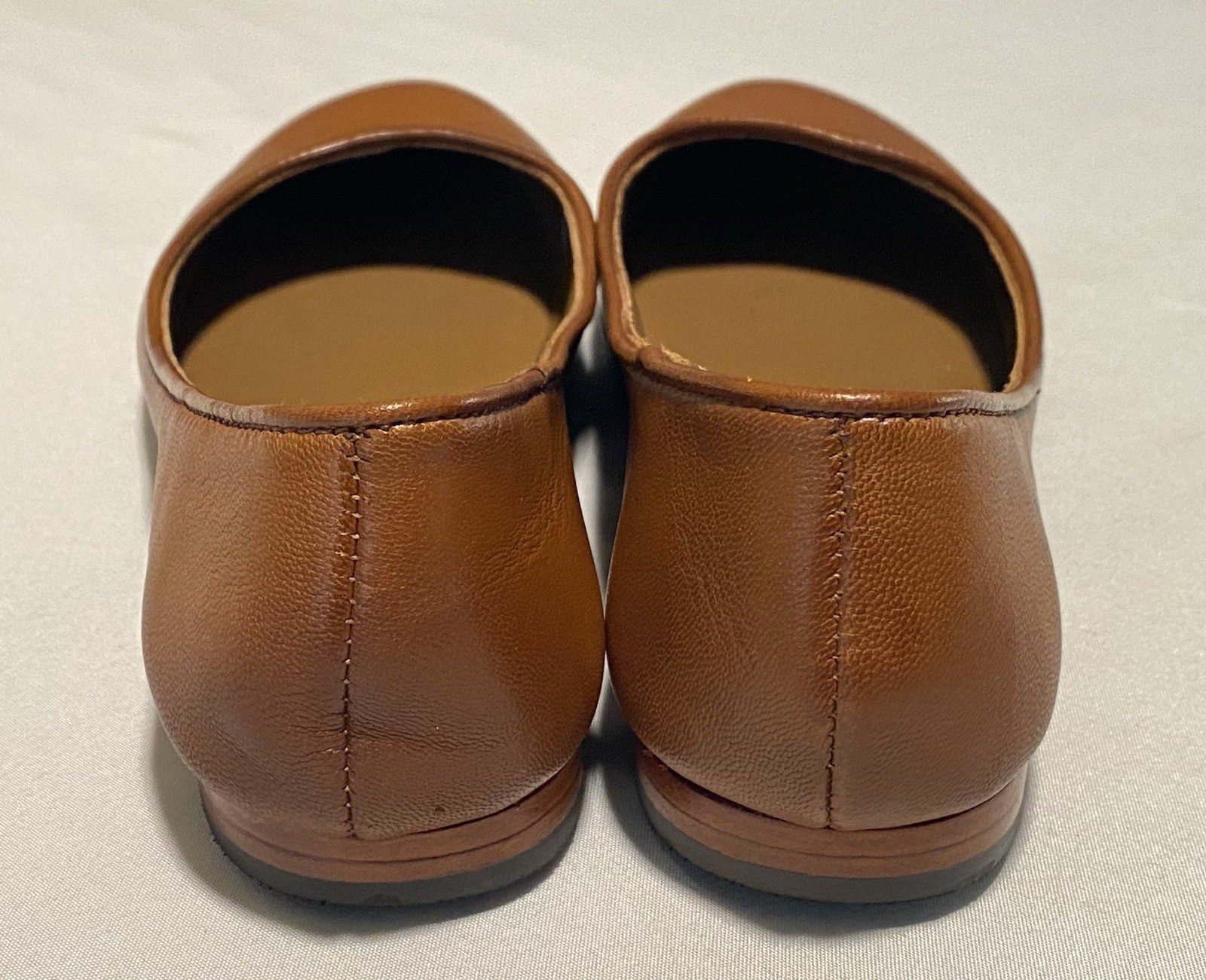 NWOB Thursday Feliz Brown Full Grain Leather Women’s Ballet Flats Size 6.5