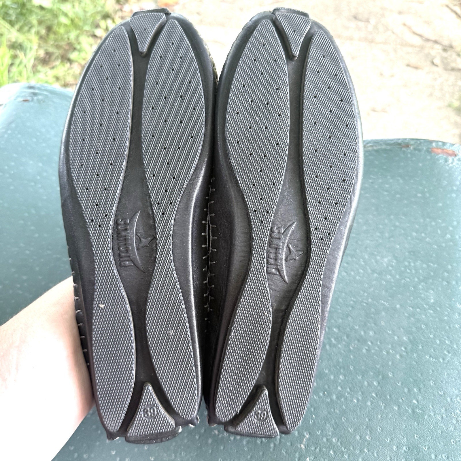 Women’s Pikolinos 100% Calfskin Leather Moccasin Jerez Size 39 /8.5 Black