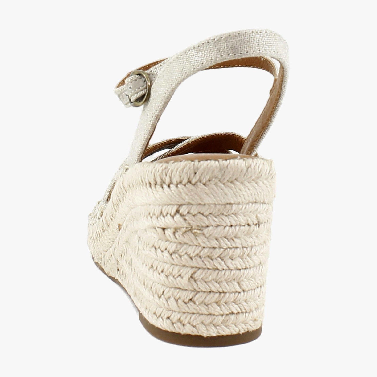 Lucky Brand Candyr Women’s Sandals Natural/Platinum Size 11 M