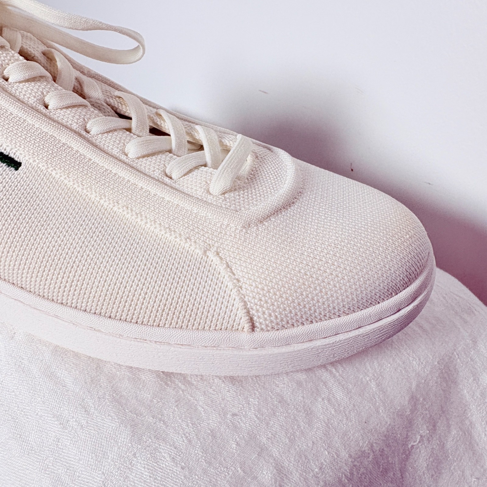 Vivaia V Prime Recycled Knit Sneakers White Green Knit Womens EU 42 US 11.5