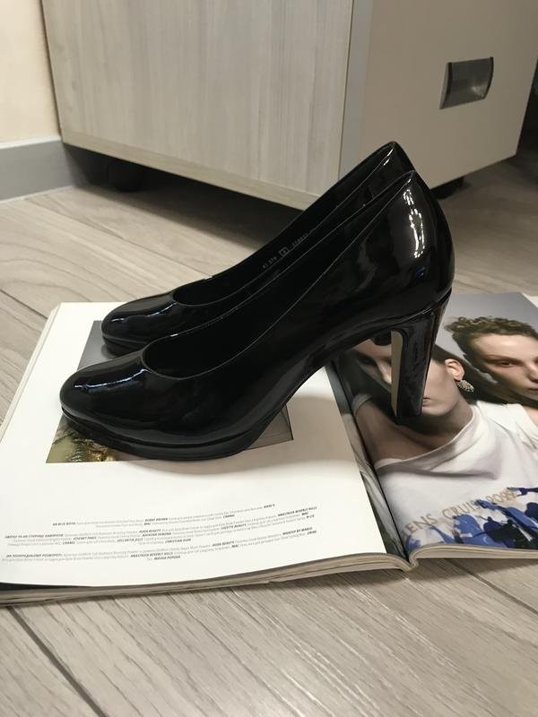 Women Gabor heels black synthetic leather 38